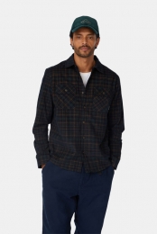 AyacuchoDarwinCorduroyCheckOverhemdGrijs