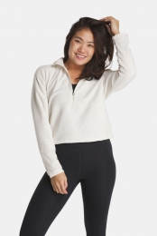 TheNorthFaceGlacierFleece12ZipShortFleecetruiDamesWit