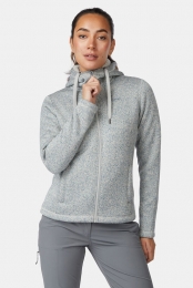 AyacuchoGrangeFleeceHoodyFleecevestDamesGrijs