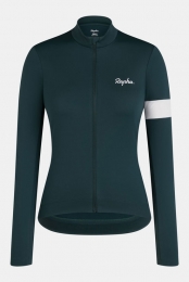 RaphaCoreThermalLongSleeveJerseyFietsshirtDamesGroen