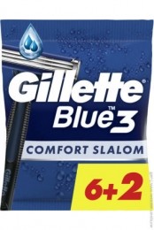 GilletteGilletteBlue3ComfortSlalomWegwerpmesjes-8stuks