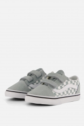 VansOldSkoolVCheckerboardSneakersgrijs