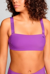 PumaBikinitopjeBandeauPurple-XS