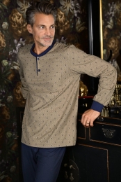 Katoenenbruineherenpyjama