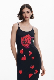 Midi-jurkmetbloemenTylerMcGillivary-BLACK-M