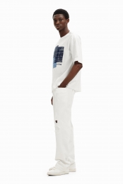 T-shirtmetcentralepatch-WHITE-XL