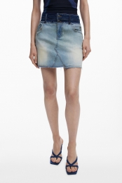 Dubbeletaillespijkerrok-BLUE-M