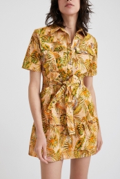 Tropischeblousejurk-YELLOW-M