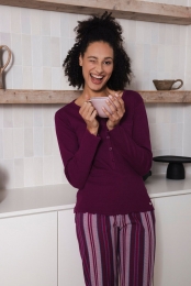 Duurzamekatoenenpyjamamagenta