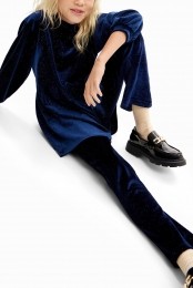 Flaredleggingvanglimmendfluweel-BLUE-L