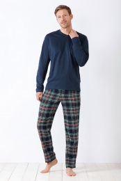 Hajoherenpyjamametflanellenbroek