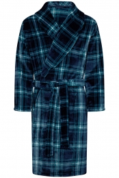 Flanellengeruitebadjasheren