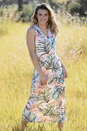 Langnachthemdbontepalmbladeren