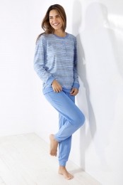 BlauwebadstofpyjamaHajo