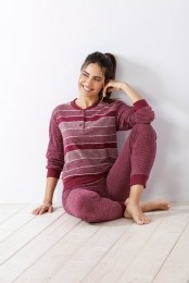 PaarsbadstofdamespyjamavanHajo