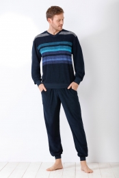 BlauwebadstofherenpyjamaHajo