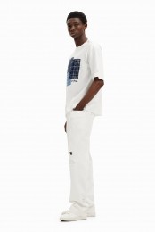 T-shirtmetcentralepatch-WHITE-S