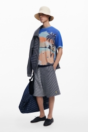 GebreidstrandT-shirt-BLUE-S