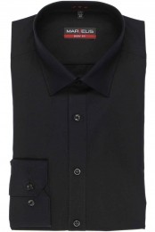 MarvelisStrijkvrijOverhemdBodyFitZwart38