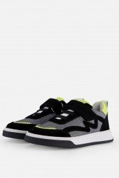 MuytersVelcroSneakerszwartLeer