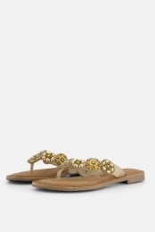 LazamaniSlippersbeigeLeer