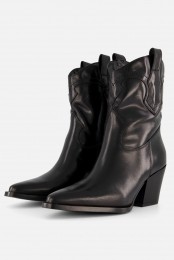 LineaZetaCowboylaarzenzwartLeer