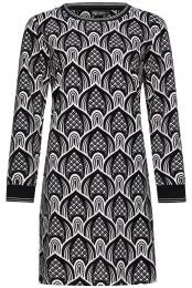 VintagehomedressPastunetteScarlet