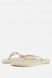 HavaianasSlimGlitterIISlippersbeigeRubber
