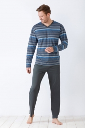 Hajoherenpyjamametstrepen