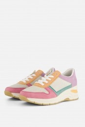 RiekerLibelleSneakersrozeTextiel