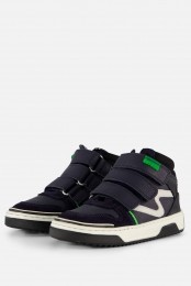 Develabsneakersmetklittenbandblauw