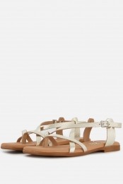 OhMySandalsAthenaSandalengoudLeer