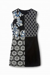 Slimfitjurkmetpatchwork