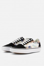 VansWardStripeFloralSneakerszwartCanvas