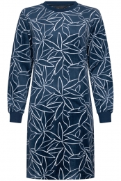 MarineblauwfleecenachthemdPastunette