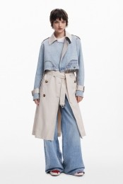 Tweedeligtrenchcoat