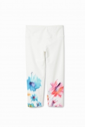 Driekwartsportleggingmetbloemen