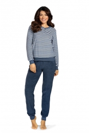 BadstoffenpyjamablauwComtessa