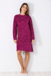 PaarsveloursdamesnachthemdHajo