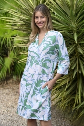 Nachthemdabstractebloemengroen