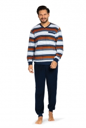 Badstoffenherenstrepenpyjama