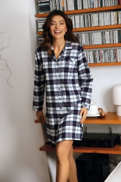 FlanellendoorknoopnachthemdComtessa