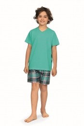 Jongensshortamalichtblauw