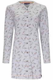 GrijsdoorknoopnachthemdhertenQuinty