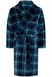 Flanellengeruitebadjasheren