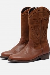 KiplingElPasoCowboylaarzencognacLeer