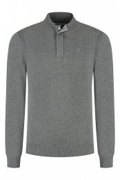 FellowsUnitedPulloverPremiumHalfZipJersGreyMelL