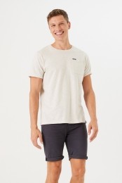 Rocko695SlimDenimShorts-Zwart