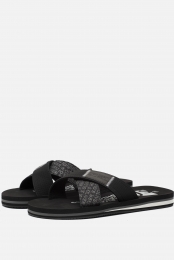 SOliverSlipperszwartTextiel