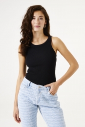 Zwartetanktop